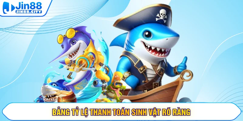 Bảng tỷ lệ thanh toán sinh vật rõ ràng